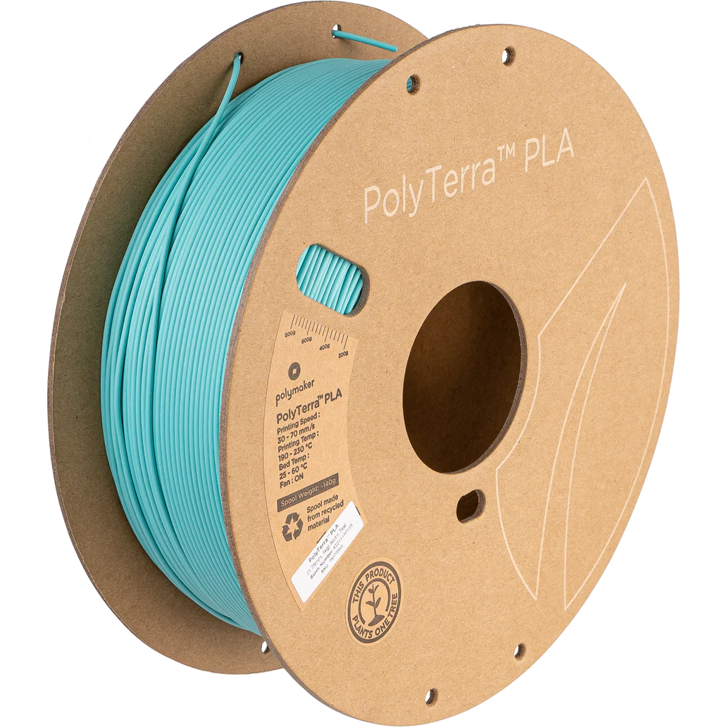 Polyterra PLA - High Quality Matte 3D Printer Filament - 1kg Spool